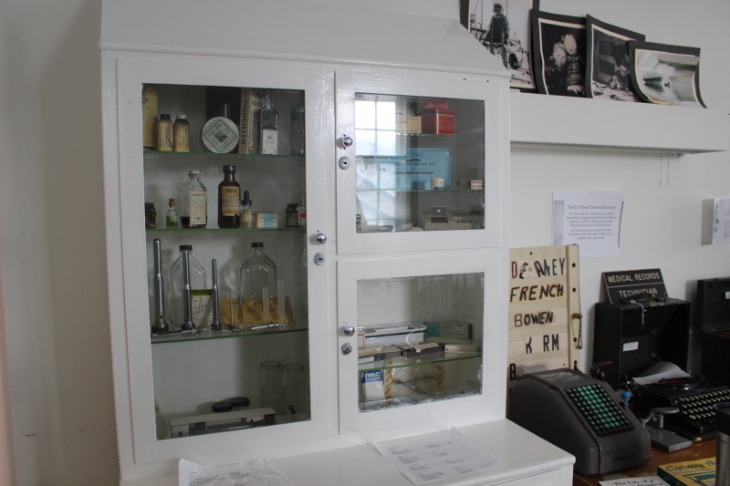 Museum room in the former men's ward (photo by Terra Barrett)